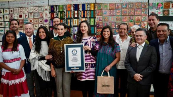 Récord  Guinness a la Exposición de Bordados y Tejidos