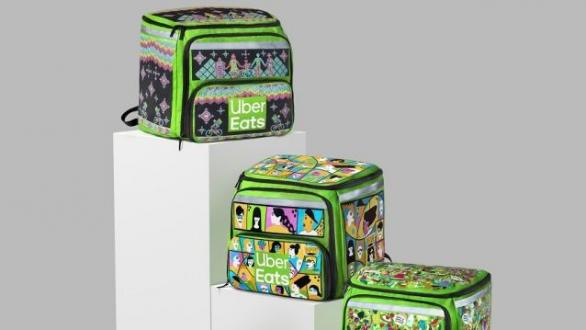 Mochilas de Uber Eats con diseños de artistas mexicanos