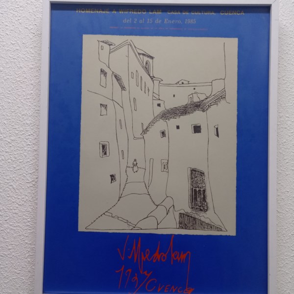 Homenaje a la etapa conquense de Lam, 1985 