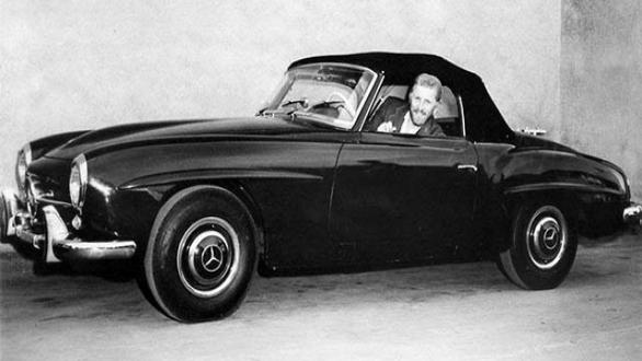 Kirk Diuglas. Mercedes-Benz 