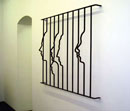 Paranoia, 2006
Rejas de acero / Steel bars
110 x 150 x 23,50 cm
Paranoia, 2006
Rejas de acero / Steel bars
110 x 150 x 23,50 cm