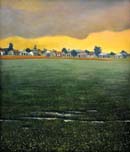 Paisaje, 1974. Óleo sobre tela / Oil on cloth / 99,5 x 85 cm Colección Museo Nacional de Bellas Artes Paisaje, 1974. Óleo sobre tela / Oil on cloth / 99,5 x 85 cm Colección Museo Nacional de Bellas Artes