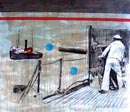 Rescate, 2006 / Acrílico sobre tela / Acrylic on canvas
120 x 140 cm