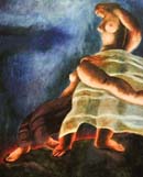 MAX JIMÉNEZ Al borde del abismo, ca. 1940-1941 Óleo sobre tela, 76 x 61 cm, col. Jiménez-Odio MAX JIMÉNEZ Al borde del abismo, ca. 1940-1941 Óleo sobre tela, 76 x 61 cm, col. Jiménez-Odio