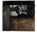 Alegría de vivir, 2005. From the series Alegría de vivir 
Light box: wood and B&W photo (digital printing)
