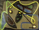 Les Lieux, no. 29, 1949 / Acrílico sobre tela Acrylic on canvas / 73,5 x 62 cm
