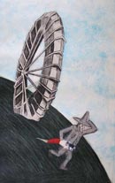 La rueda de la historia, 2009 / Calcografía / Chalcography 
80 x 50 cm