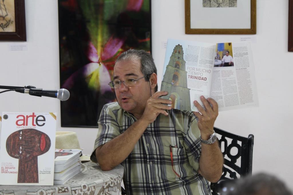 Alexis Triana en presentación de Arte por Excelencias en Sancti Spíritus