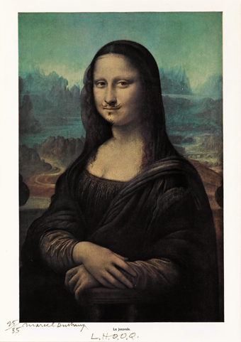 Marcel Duchamp, L.H.O.O.Q. Sotheby's / ArtDigital Studio.
