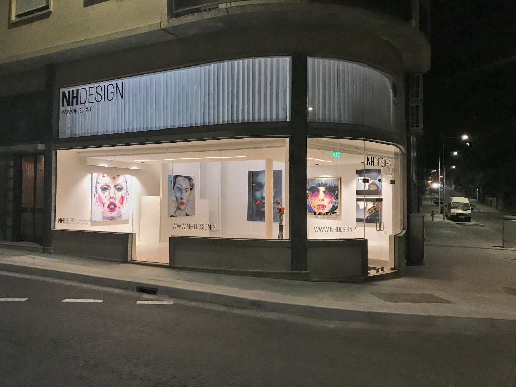 edificio de galería de arte 