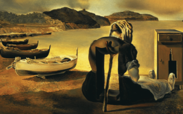 Salvador Dalí. El destete del mueble-alimento, 1934