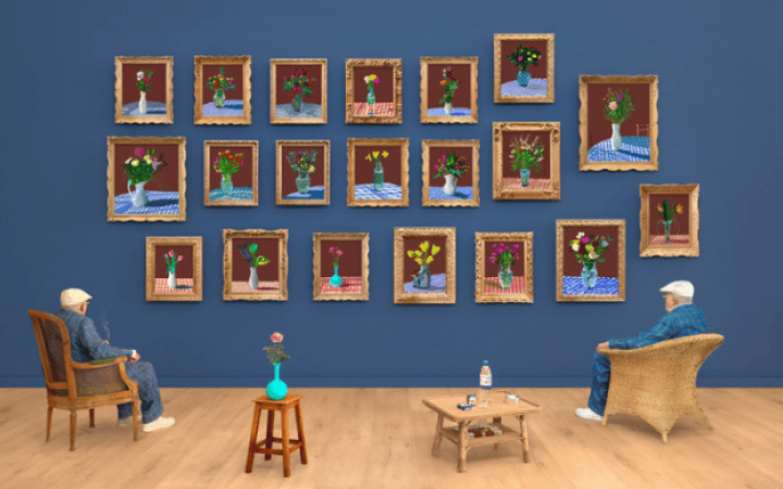 La observación como arte en el universo de David Hockney