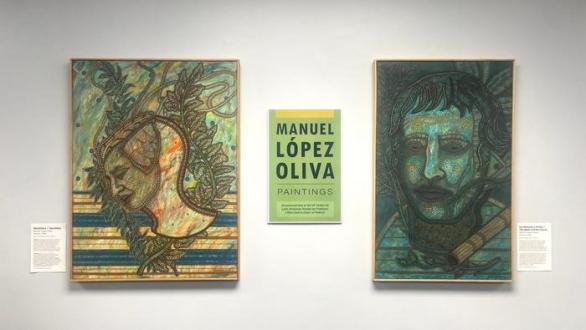 Obras de Manuel López Oliva expuestas 