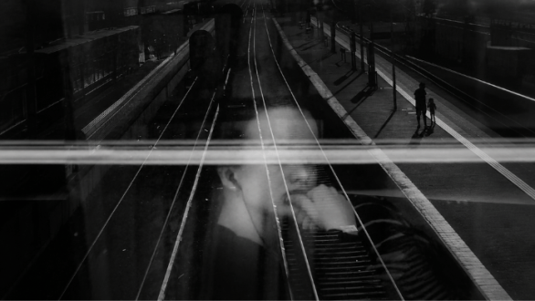 fotografía ganadora del primer premio de la edición anterior del concurso internacional Caminos de Hierro.